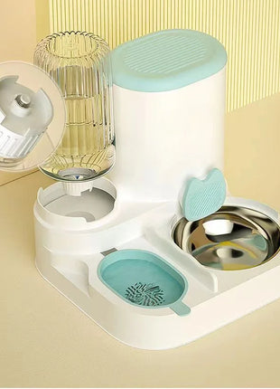 Cat bowl automatic feeder for cats, dogs, pets, water dispensers, integrated cat bowl, cat food basin, dogs, eating, drinking wa