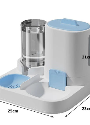Cat feeding water feeder dog bowl cat bowl smooth food and water supply two-in-one water dispenser cat bowl pet supplies