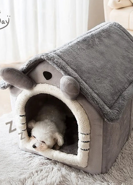 Cat /Dog bed Foldable Pet Sleepping Bed removable and washable cat house kennel for dog house indoor cat nest