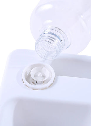 Cat Feeder Bowl Dog Automatic Water Double Bowls Food Wall Corner Save Space Cats 500ml Bottle Drinking Kitten Dogs Pet Product