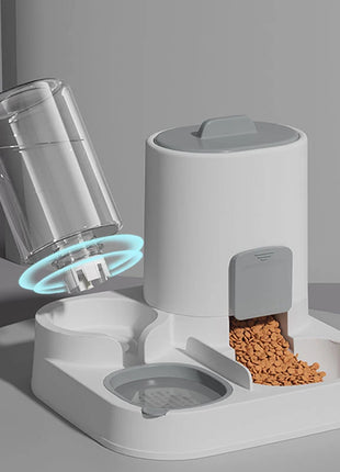 Cat feeding water feeder dog bowl cat bowl smooth food and water supply two-in-one water dispenser cat bowl pet supplies