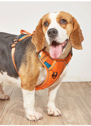 Dog Harness NO PULL Outdoor Walking Breathable Reflective Adjustable Small Dog Harness for Medium Large Dogs Pet Supplies