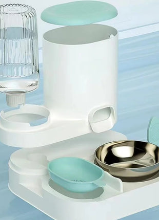 Cat bowl automatic feeder for cats, dogs, pets, water dispensers, integrated cat bowl, cat food basin, dogs, eating, drinking wa