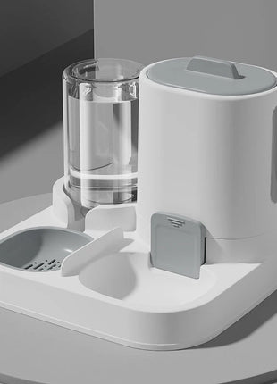 Cat feeding water feeder dog bowl cat bowl smooth food and water supply two-in-one water dispenser cat bowl pet supplies