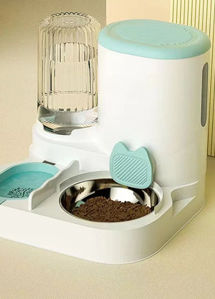 Cat bowl automatic feeder for cats, dogs, pets, water dispensers, integrated cat bowl, cat food basin, dogs, eating, drinking wa