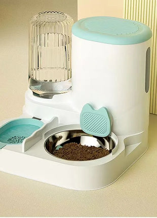 Cat bowl automatic feeder for cats, dogs, pets, water dispensers, integrated cat bowl, cat food basin, dogs, eating, drinking wa