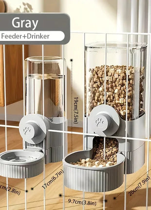 Cat bowl automatic feeder for cats, dogs, pets, water dispensers, integrated cat bowl, cat food basin, dogs, eating, drinking wa