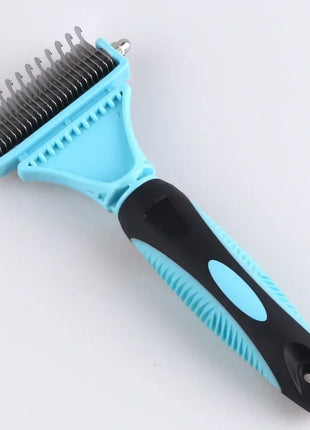 Professional Dog Brush, Light and Efficient, Safe and Easy To Use Pet Comb, Rake, Remove Undercoat Knots, Wooden Handle