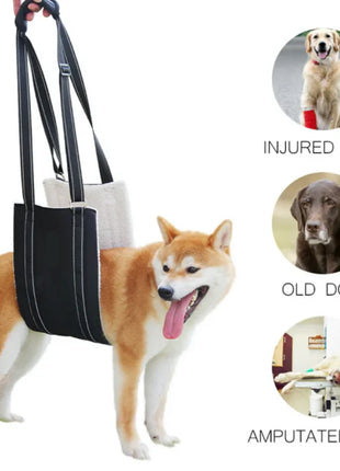 Dog Lift Harness Adjustable Dog Sling for Back Legs Support Rehab Harness for Weak Rear Legs Pet Aid Assist Tool For Elderly Dog
