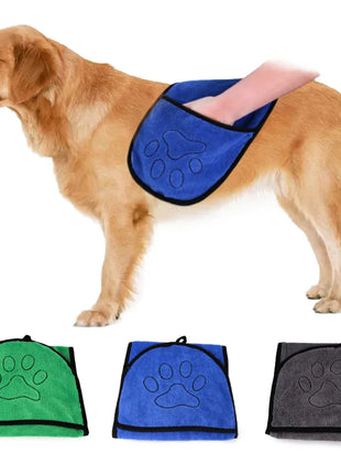 25*9inch Pet Dog Towel Microfiber Super Absorbent Dog Bath Towel Pet Drying Towel For Dogs/Cats Soft Dog Blankets Dog bath
