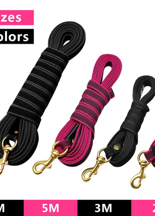 Dog Long Leashes Outdoor Pet Tracking Leash Rope Durable Strong Dog Leash for Medium Large Dogs Walking Training 2M/3M/5M/9M
