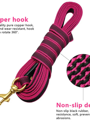 Dog Long Leashes Outdoor Pet Tracking Leash Rope Durable Strong Dog Leash for Medium Large Dogs Walking Training 2M/3M/5M/9M