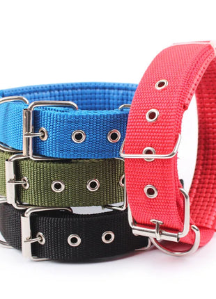 Solid Dog Collars  Nylon Dog Collar For Small Medium Large Dogs Teddy Keji Pitbull Bulldog Beagle
