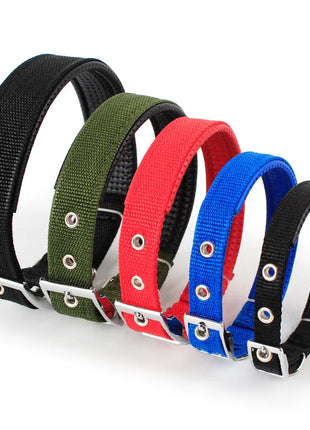 Solid Dog Collars  Nylon Dog Collar For Small Medium Large Dogs Teddy Keji Pitbull Bulldog Beagle