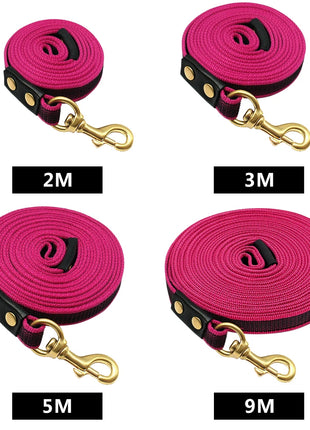 Dog Long Leashes Outdoor Pet Tracking Leash Rope Durable Strong Dog Leash for Medium Large Dogs Walking Training 2M/3M/5M/9M