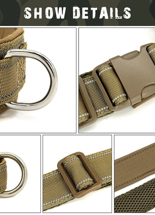 Nylon Durable Dog Harness No Pull Pet Harness with Handle Reflective Training Harness for Small Medium Large Dog German Shepherd