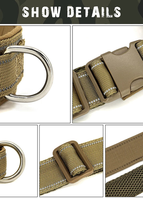 Nylon Durable Dog Harness No Pull Pet Harness with Handle Reflective Training Harness for Small Medium Large Dog German Shepherd