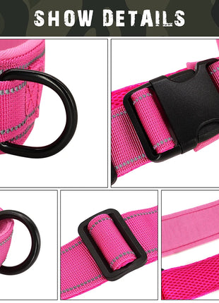Nylon Durable Dog Harness No Pull Pet Harness with Handle Reflective Training Harness for Small Medium Large Dog German Shepherd