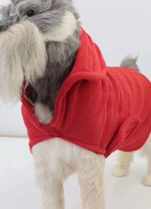 Dog Bathrobe Towel Bath Robe Pet Bathrobe Drying Coat Absorbent Towel For Large Medium Small Dog Super Fast Dry Soft Adjustable