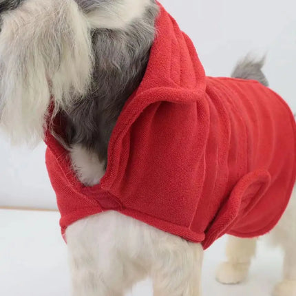 Dog Bathrobe Towel Bath Robe Pet Bathrobe Drying Coat Absorbent Towel For Large Medium Small Dog Super Fast Dry Soft Adjustable