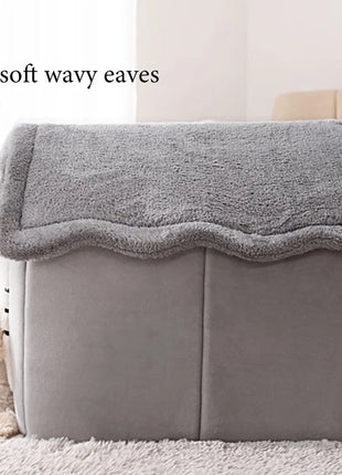 Cat /Dog bed Foldable Pet Sleepping Bed removable and washable cat house kennel for dog house indoor cat nest