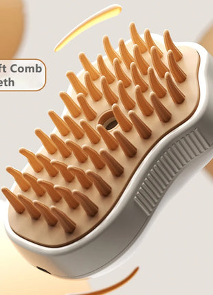 3 in 1 Steamy Pet Dog Brush Cat Steam Brush Electric Spray Cat Hair Brush Comb Massage Pet Grooming Tool Loose Hair Supplies