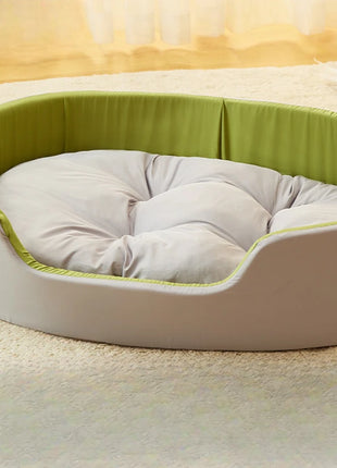 Dog Bed with Removable Hair Shield -  Memory Foam Pet Bed, Non-Slip & Reversible Design for All Seasons