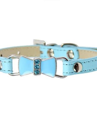 Dog Collar Leather Pet Dog Collar Leash Used for Small Medium Large Dogs Cats Outdoor Walking Pet Supplies Necklace Accessory