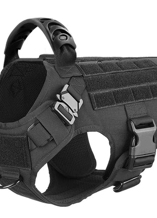 Military Large Dog Harness Training Pet Vest for French Bulldog German Shepherd Malinois Tactical Harnesses For Dogs Accessories