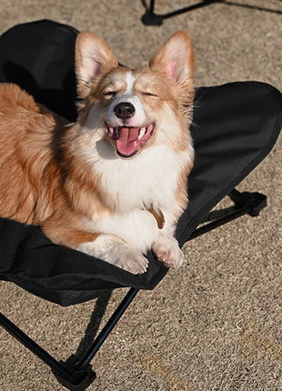 Outdoor Camping Foldable Pet Bed with Support and Dust-proof Dog Mattress, Comfortable and Soft Dog Bed for Travel