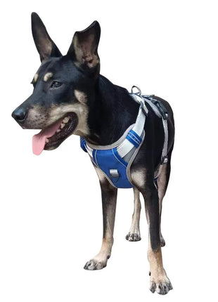 Dog Harness NO PULL Outdoor Walking Breathable Reflective Adjustable Small Dog Harness for Medium Large Dogs Pet Supplies