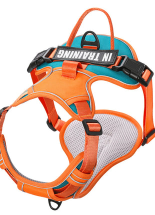 Dog Harness NO PULL Outdoor Walking Breathable Reflective Adjustable Small Dog Harness for Medium Large Dogs Pet Supplies
