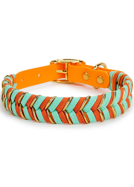 Dog Fashion Collar For Ladies Handmade Design Pet Colorful Neck Ring Small Medium and Large Dogs Lead-collar Wear Supplies