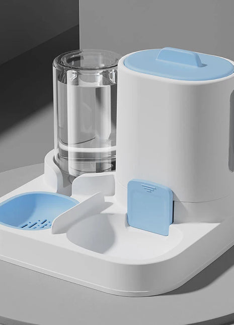 Cat feeding water feeder dog bowl cat bowl smooth food and water supply two-in-one water dispenser cat bowl pet supplies