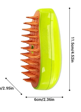 3 in 1 Pet Electric Steam Brush Cat and Dog Cleaning Spray Massage Grooming Comb Retractable Handle Pet Hair Removal BeautyBrush