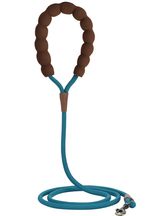LL039--pet dog leash, 1.5-meter high density rope, soft handle, alloy buckle.