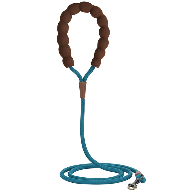 LL039--pet dog leash, 1.5-meter high density rope, soft handle, alloy buckle.