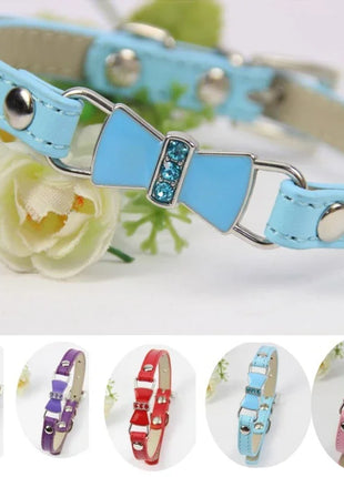 Dog Collar Leather Pet Dog Collar Leash Used for Small Medium Large Dogs Cats Outdoor Walking Pet Supplies Necklace Accessory