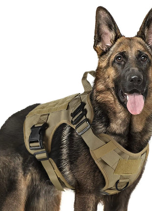 Military Large Dog Harness Training Pet Vest for French Bulldog German Shepherd Malinois Tactical Harnesses For Dogs Accessories