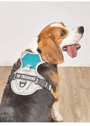Dog Harness NO PULL Outdoor Walking Breathable Reflective Adjustable Small Dog Harness for Medium Large Dogs Pet Supplies