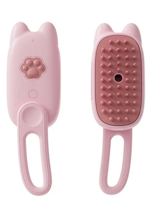 3 in 1 Pet Electric Steam Brush Cat and Dog Cleaning Spray Massage Grooming Comb Retractable Handle Pet Hair Removal BeautyBrush