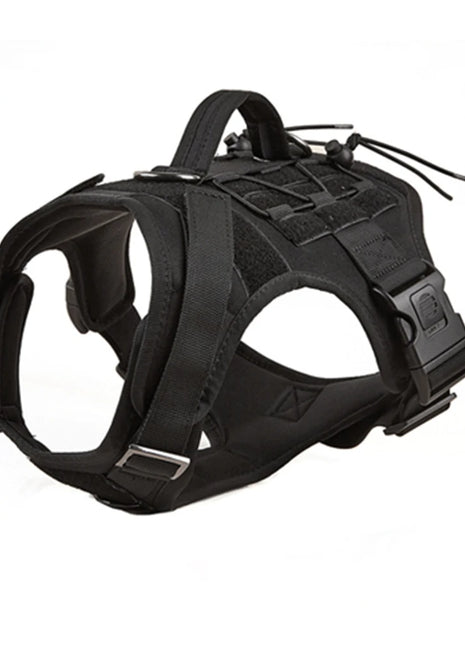Tactical Dog Harness with Handle, No-Pull, Adjustable Pet Vest, Training, Hunting, Outdoors, Medium and Large Dogs