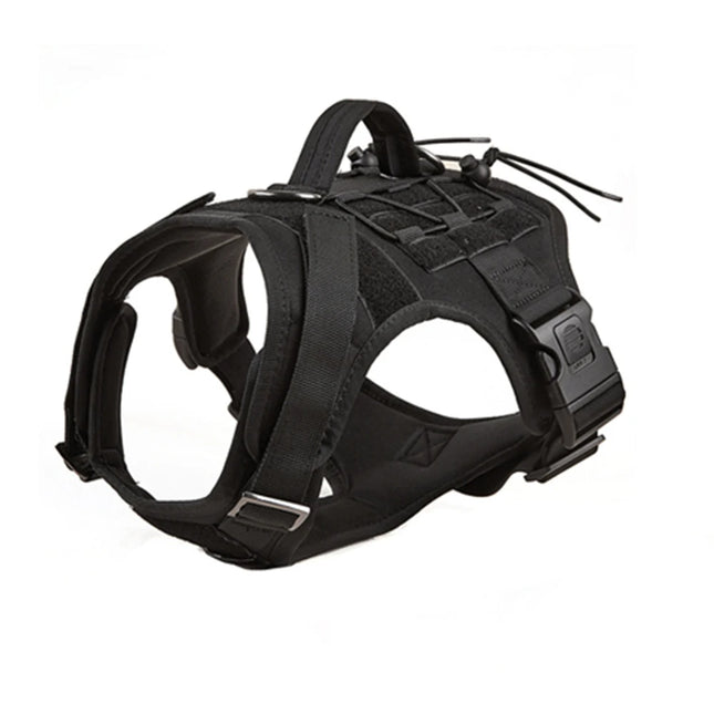 Tactical Dog Harness with Handle, No-Pull, Adjustable Pet Vest, Training, Hunting, Outdoors, Medium and Large Dogs