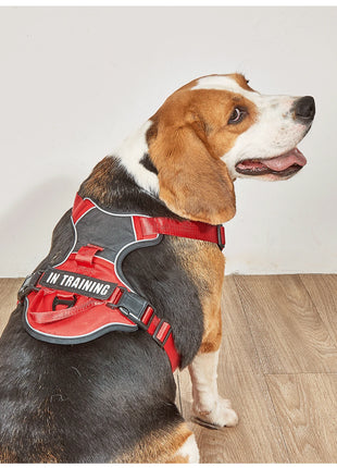 Dog Harness NO PULL Outdoor Walking Breathable Reflective Adjustable Small Dog Harness for Medium Large Dogs Pet Supplies