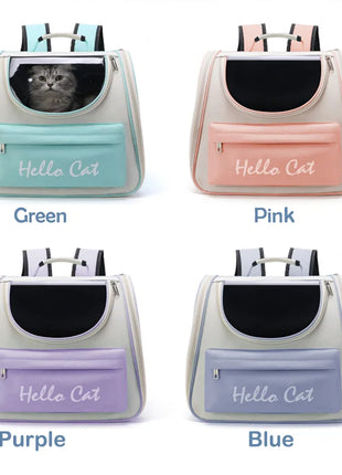 Cat Carrier Bags Windproof Outdoor Travel Backpack for Cat Small Dogs Transport Carrying Bag Cat Backpack Carriers With Cushion