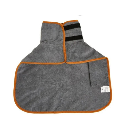 Dog Bathrobe Towel Bath Robe Pet Fast Drying Coat Soft Adjustable Absorbent Towel For Large Medium Small Dogs