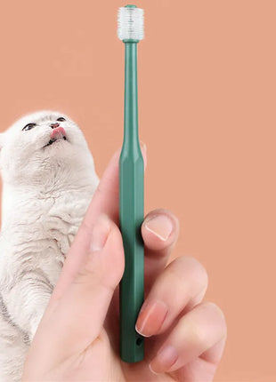 Cat Toothbrush Soft Hair Brush for Cats Mouth Cleaning Cat Brush for Teeth Cleaning Pet Grooming Cats Toothbrush Pet Products
