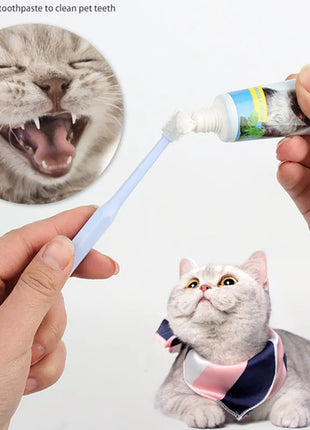 Cat Toothbrush Soft Hair Brush for Cats Mouth Cleaning Cat Brush for Teeth Cleaning Pet Grooming Cats Toothbrush Pet Products