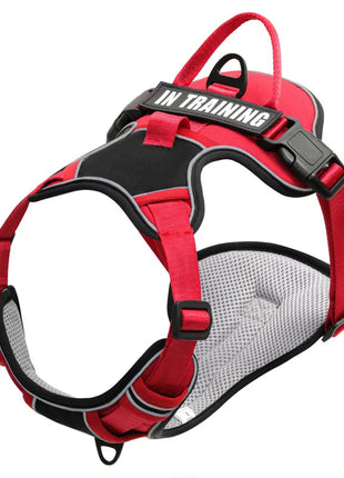 Dog Harness NO PULL Outdoor Walking Breathable Reflective Adjustable Small Dog Harness for Medium Large Dogs Pet Supplies