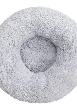 40-90cm Round Pet Bed for Large Dog Bed Super Soft Cat Bed Long Plush Dog House for Medium Dog House Winter Warm Sleeping